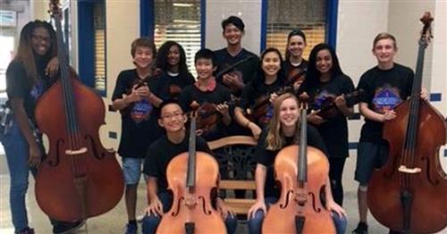 Williams Middle School Orchestra Students Advance to All-Region Orchestra 